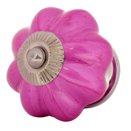 Neon Solid Pink Melon Drawer Knob